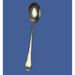 Edward Don & Co Vintage Silverplate‎ Spoon Plain Fiddle Traditional Mid-Century